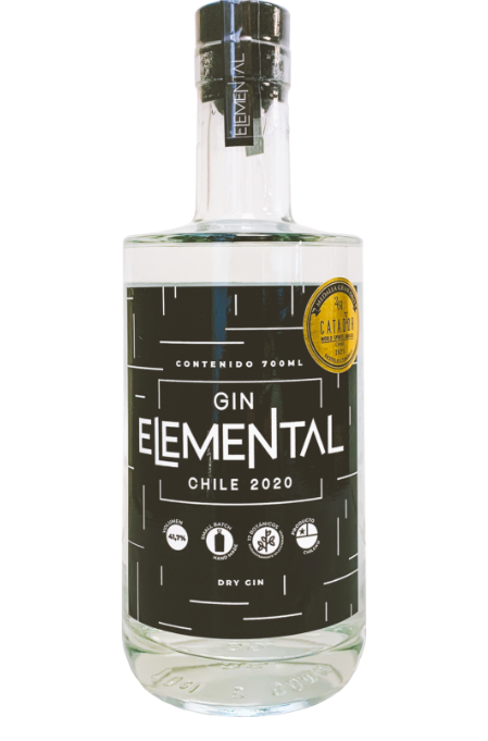 botella gin elemental dry